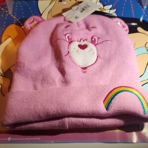 Care Bears Pink Hat with Rainbow